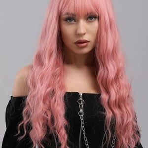 Pink wig